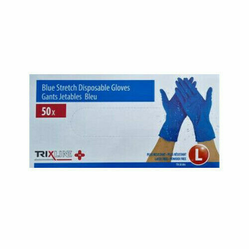 Trixline rukavice nitril/vinyl nepudr.vel.L 50ks porovnat ceny