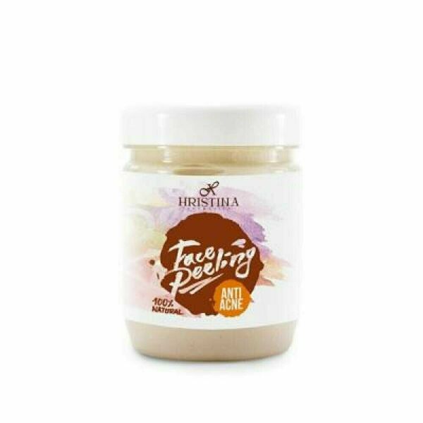 HRISTINA Přírodní obličejový peeling proti akné 200 ml porovnat ceny