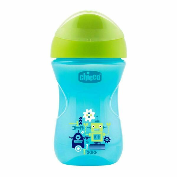 Hrneček Chicco Easy s tvrdým pítkem 266 ml, 12m + - kluk porovnat ceny