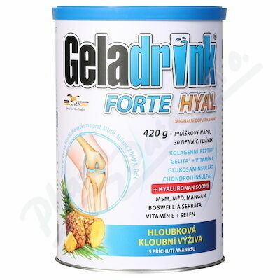 Geladrink FORTE HYAL práškový nápoj ananas 420g porovnat ceny
