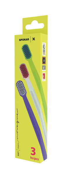 Spokar  Zubní kartáček 3429 X soft 3ks porovnat ceny