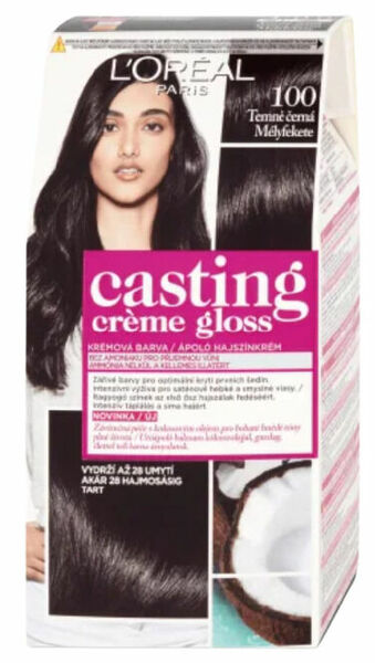 ĽOréal Paris Casting Crème Gloss 100 Temně černá porovnat ceny
