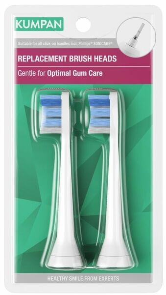 KUMPAN 013W Optimal Gum Care - White Náhradní hlavice pro sonické zubní kartáčky 2ks porovnat ceny