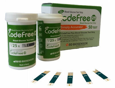 Testovací proužky pro SD Codefree PLUS 50ks porovnat ceny