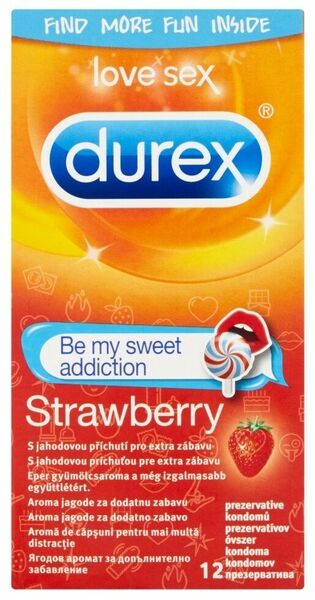 DUREX EMOJI Strawberry 12ks porovnat ceny