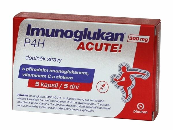 Imunoglukan P4H ACUTE! 300mg 5 tablet porovnat ceny