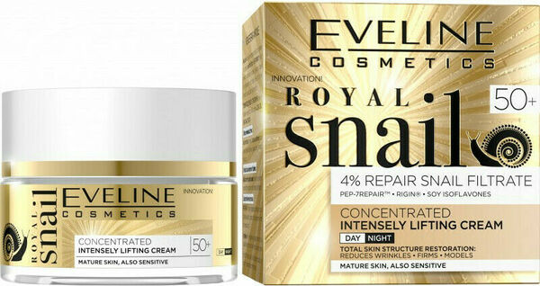 Eveline Cosmetics  Eveline Royal Snail Liftingový denní a noční krém 50+ 50ml porovnat ceny