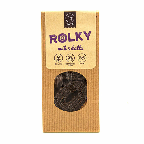 NATU Makové rolky s datlemi 45 g porovnat ceny