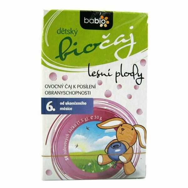 BABIO Dětský biočaj Lesní plody nálevné sáčky 20x1.5g porovnat ceny