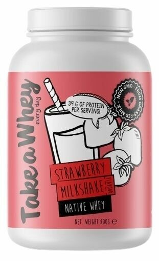 Take a Whey Native Whey jahodový mléčný shake 2250g porovnat ceny