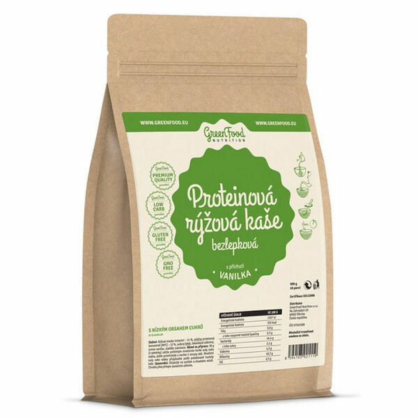 GREEN FOOD NUTRITION Low carb rychlá kaše ovesná 500 g porovnat ceny