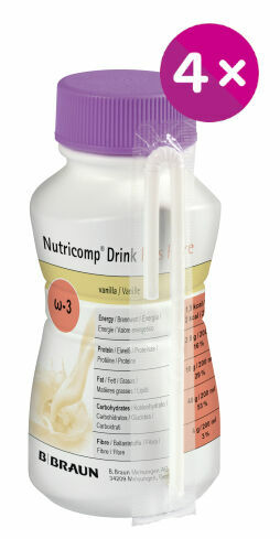 B.Braun Nutricomp Drink Plus Fibre Vanilka perorální roztok 4x200ml porovnat ceny