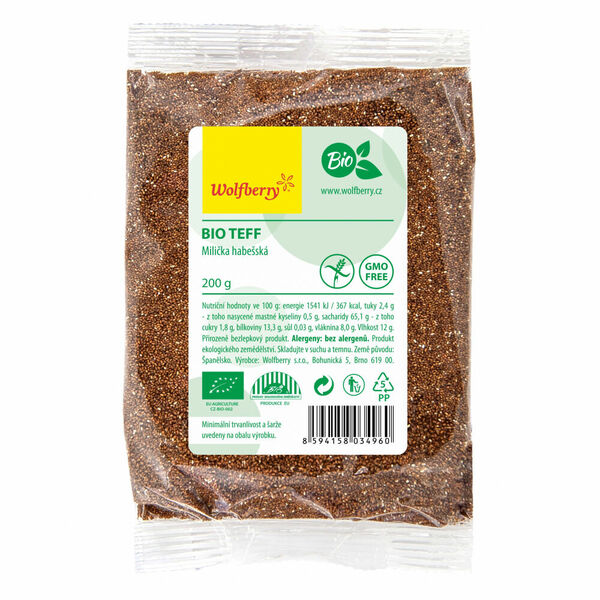 WOLFBERRY Teff BIO 200 g porovnat ceny