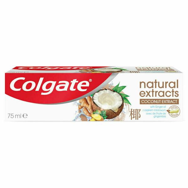 Colgate Zubní pasta Naturals Coconut+Ginger 75ml 3 kusy porovnat ceny