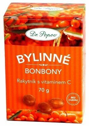 Dr.Popov Bonbony Rakytník s vitamínem C 70g porovnat ceny