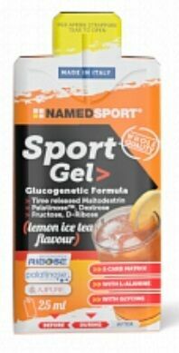 NAMEDSPORT, Sport gel, energetický, 25ml, Lemon - Ice tea porovnat ceny