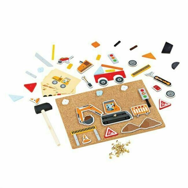 Bigjigs Toys Kreativní zatloukací hra doprava porovnat ceny