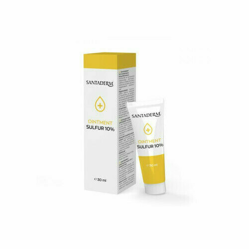 Santaderm zvláčňující mast s 10% obsahem síry 30ml porovnat ceny