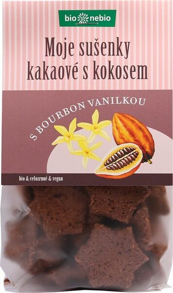 Bio nebio Moje sušenky kakaové s kokosem 130g porovnat ceny