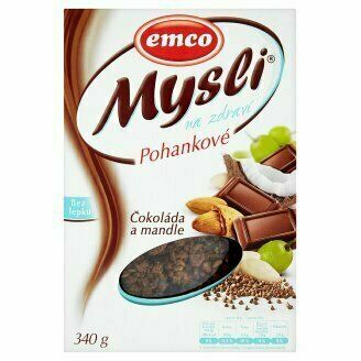 EMCO Mysli na zdraví Pohankové Čokol.a mandle 340g porovnat ceny