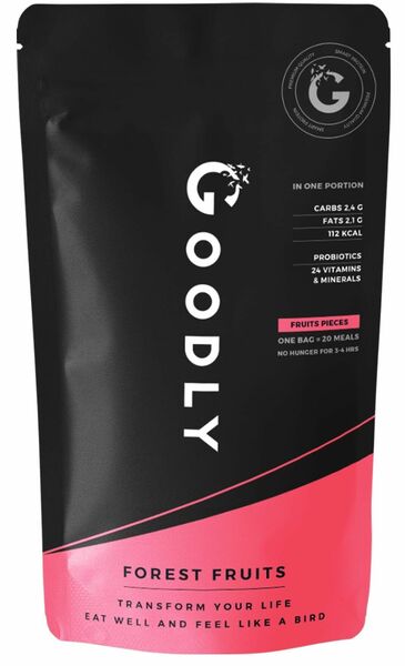 GOODLY lesní ovoce, s kousky mrazem sušeného ovoce 600g porovnat ceny