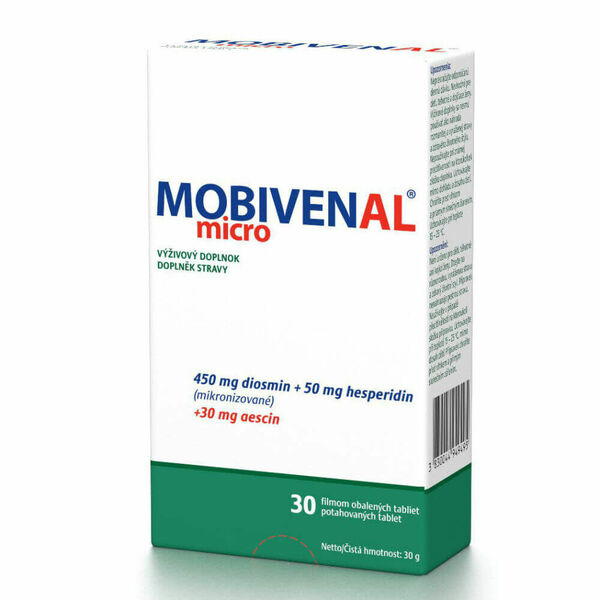 MOBIVENAL micro 30 tablet porovnat ceny