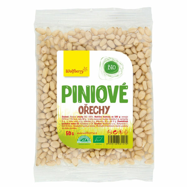 WOLFBERRY Piniové oříšky BIO 50 g porovnat ceny
