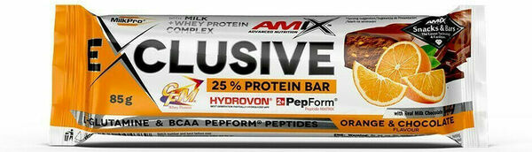 AMIX Exclusive Protein Bar, Pomeranč-čokoláda, 85g porovnat ceny