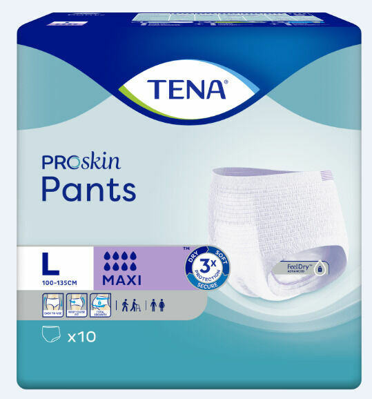 TENA Pants Maxi Large inkontinenční kalhotky 10ks porovnat ceny