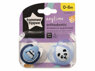 Tommee Tippee Šidítko C2N silikon Any Time 0-6m 2ks porovnat ceny
