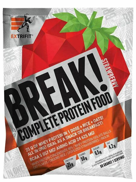 Extrifit Break! Protein Food jahoda 90g porovnat ceny