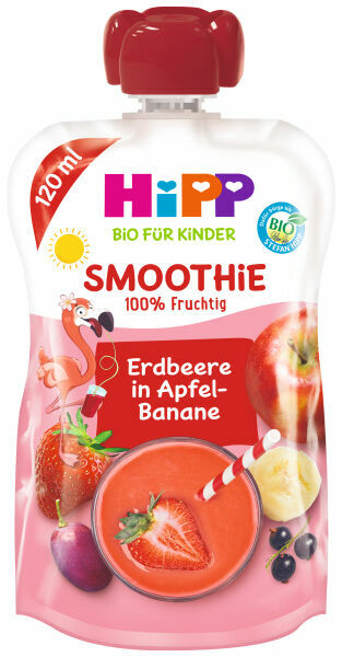HiPP BIO Smoothie Jablko-Banán-Červené ovoce 120g porovnat ceny