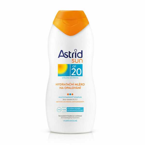 ASTRID Sun Hydratační mléko na opalování OF 20 200 ml porovnat ceny
