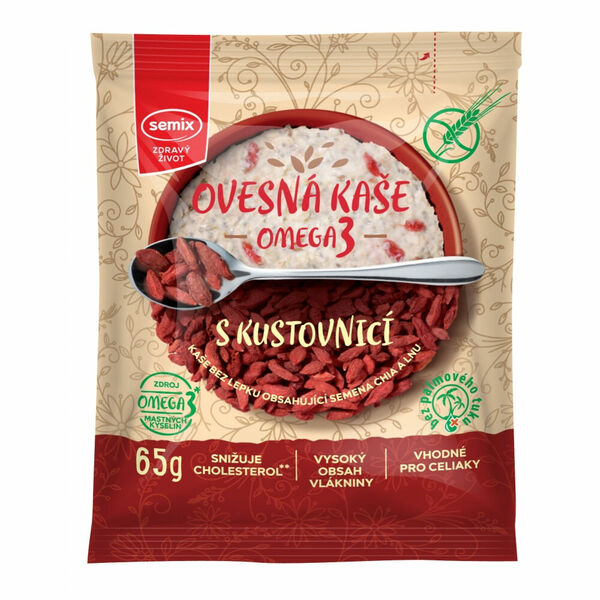 SEMIX Ovesná kaše omega3 S kustovnicí bez lepku 65 g porovnat ceny