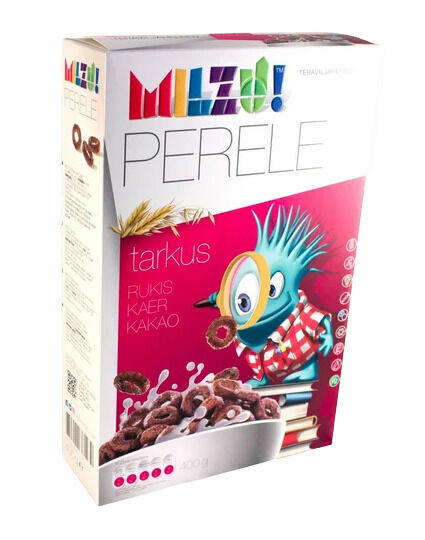 Milzu! Cereální kroužky s kakaem 400g porovnat ceny