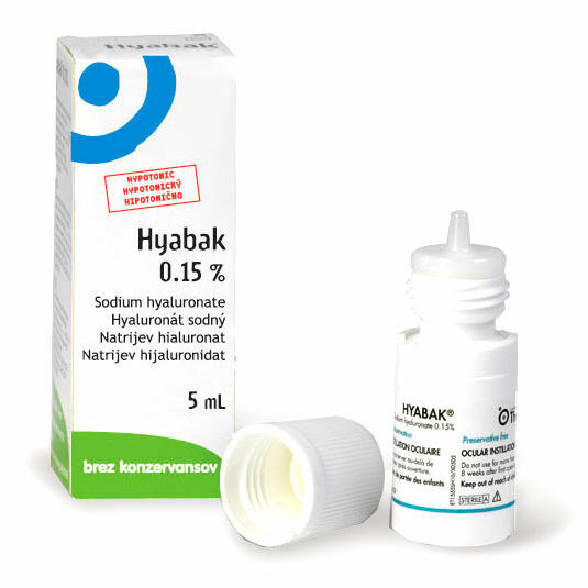 Hyabak 0.15% oční kapky 5ml porovnat ceny