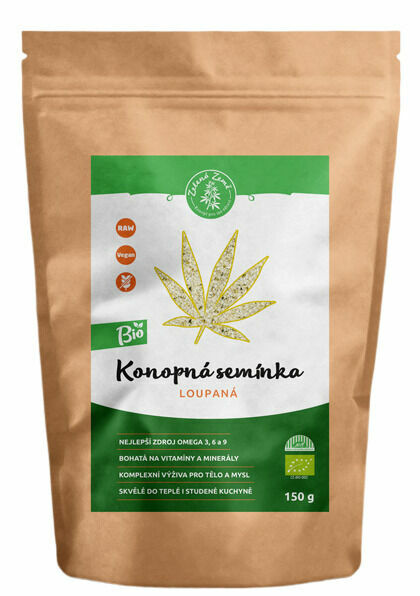Zelená Země Konopné semínko loupané BIO 150g porovnat ceny
