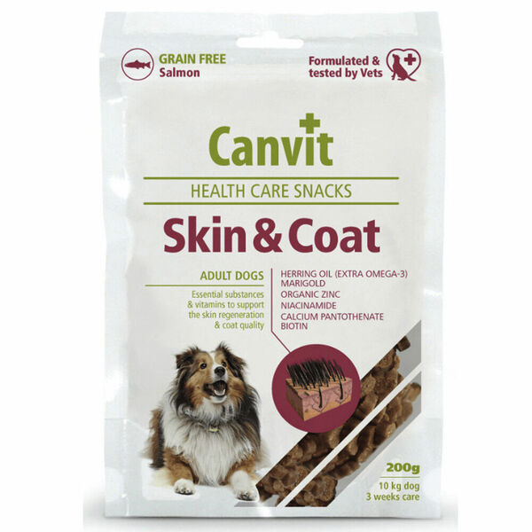 CANVIT Snacks Skin & Coat 200 g porovnat ceny