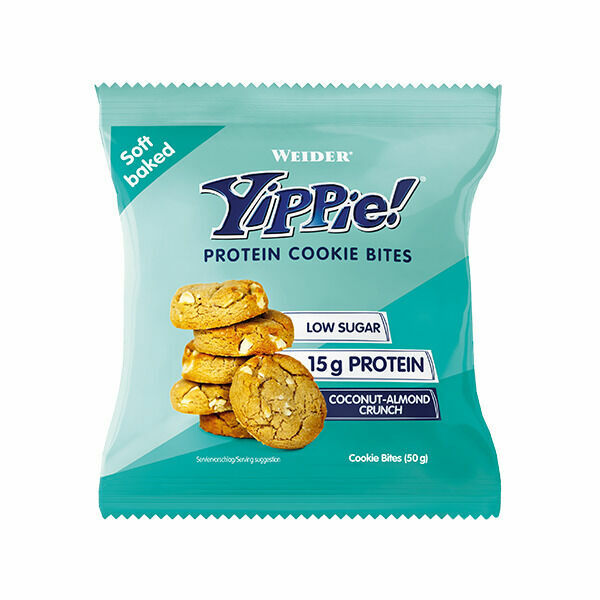 Weider Yippie! Protein Cookie Bites Yippie kokos-mandle 50g porovnat ceny