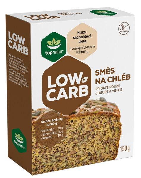 Topnatur Low Carb Směs na chléb Topnatur 150g porovnat ceny