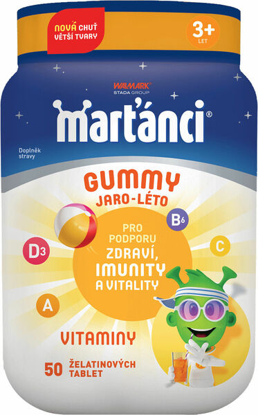 Walmark Marťánci Gummy JARO-LÉTO 50 tablet porovnat ceny