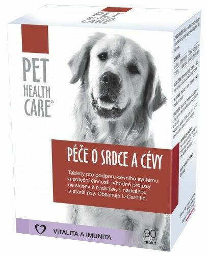 PET HEALTH CARE Péče o srdce a cévy pro psy tbl.90 porovnat ceny