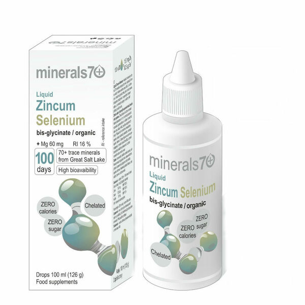MINERALS70 Liquid Zincum/Selenium 100 ml porovnat ceny