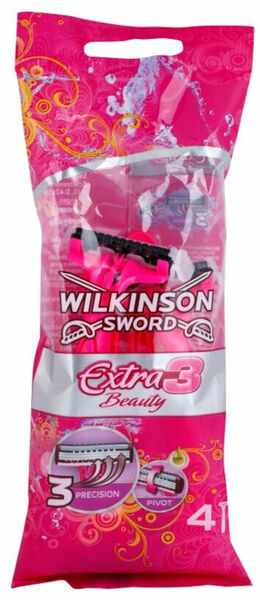 Wilkinson Sword Extra3 Beauty - Jednorázový holicí strojek 4ks porovnat ceny