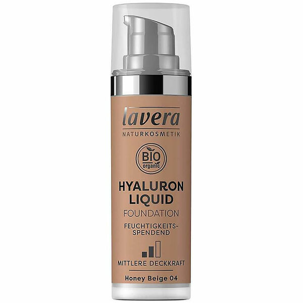 LAVERA Lehký tekutý make-up s kyselinou hyaluronovou – 04 béžová 30 ml porovnat ceny