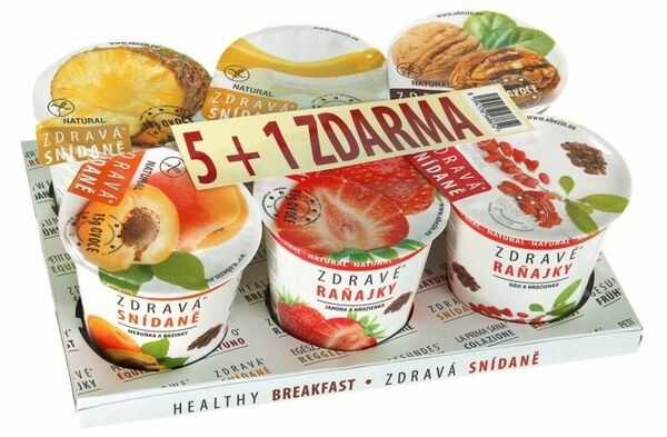 Obezin Zdravá snídaně různé přichutě 5+1 zdarma 468g porovnat ceny