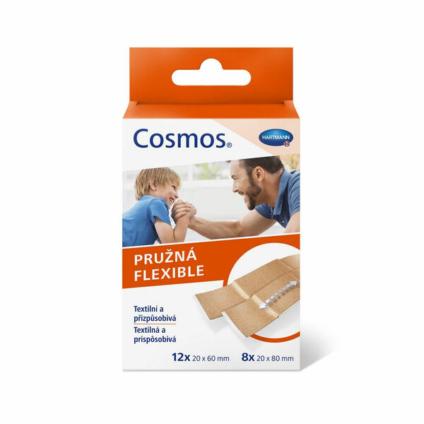 COSMOS Pružná náplast 2 velikosti 20 ks porovnat ceny