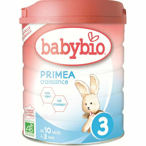 BABYBIO Primea 3 Pokračovací batolecí mléko od 10 měsíce do 3 let BIO 800 g porovnat ceny