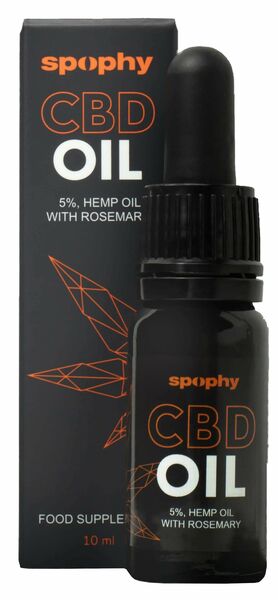 Spophy CBD olej s rozmarýnem 10ml porovnat ceny