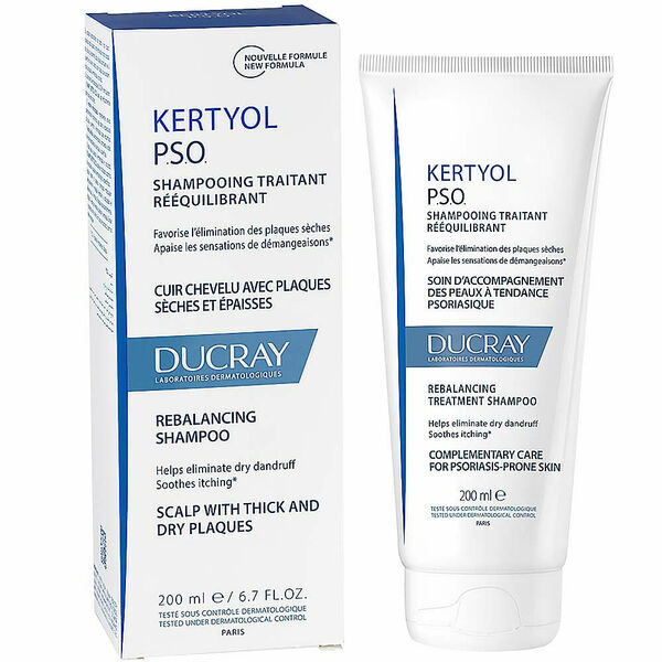 DUCRAY Kertyol P.S.O. Pečující šampon navracející rovnováhu vlasové pokožce při psoriáze 200 ml porovnat ceny
